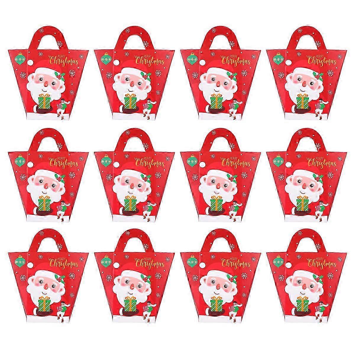 Small Cardboard Boxes Christmas present Boxes Red Rectangular Shape compatible with Children 12Pcs