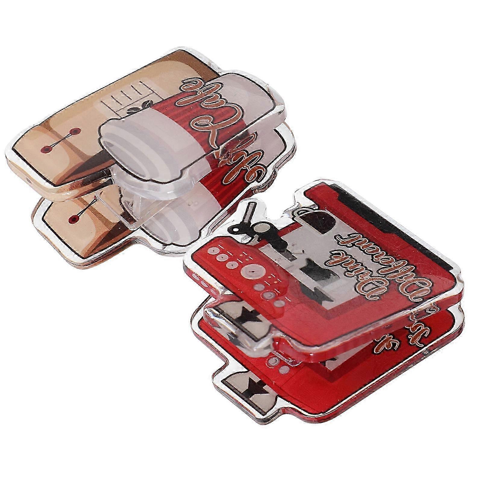 Stylish Multi-Function Message Clips Acrylic Photo Holders for Holding 2Pcs