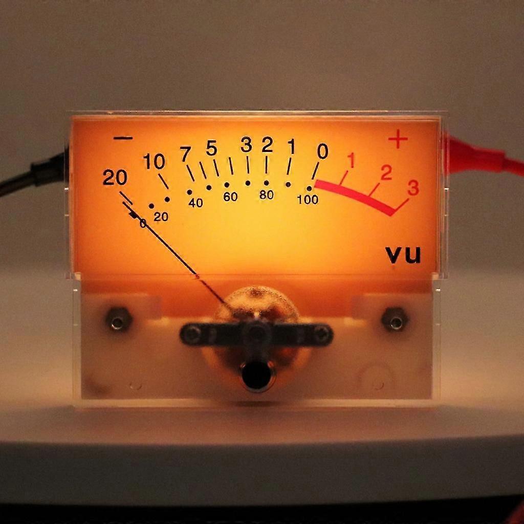 High Accuracy DB-Amplifier Level VU-Meter Header with Light Bulbs Audio-Device