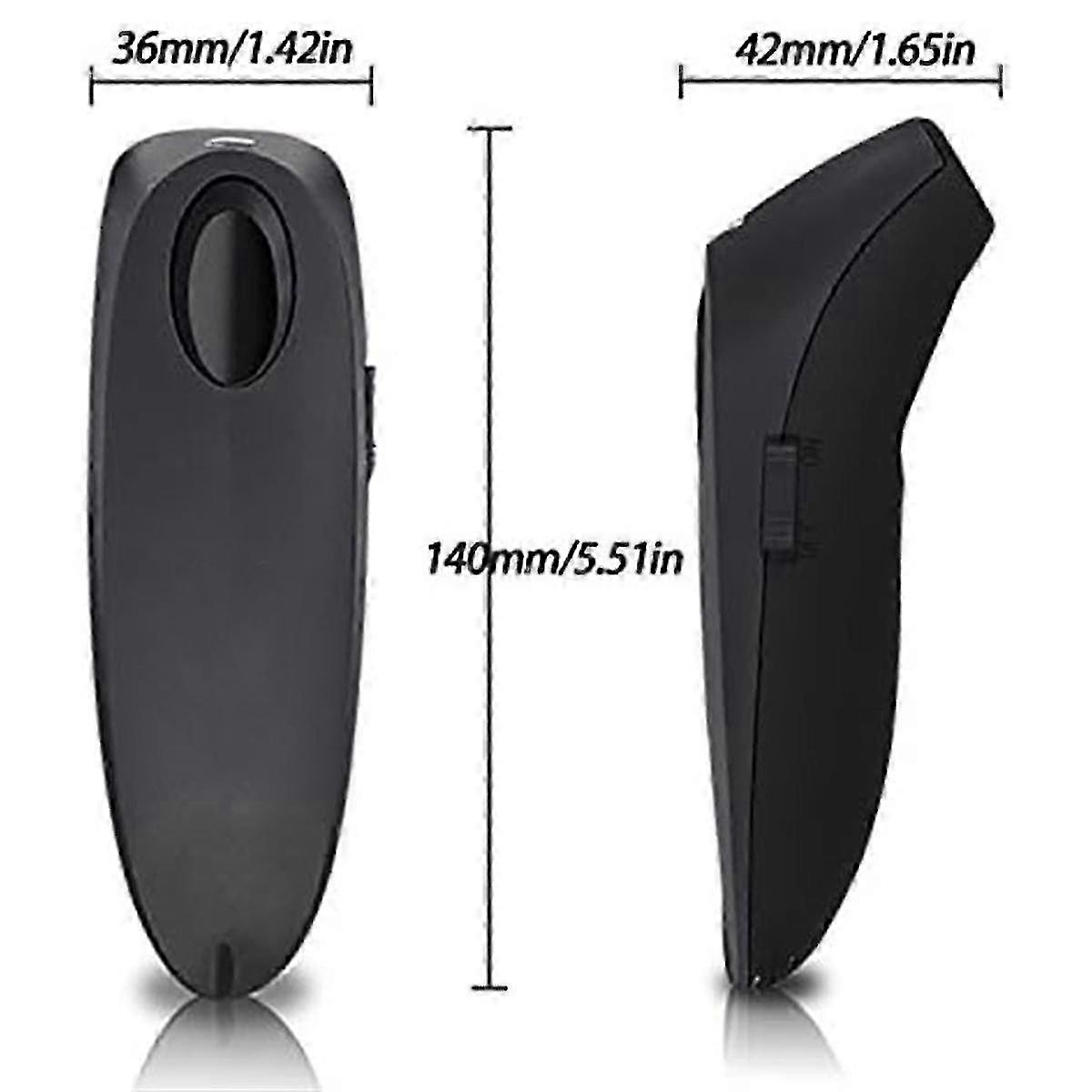 Bluetooth Wireless Barcode Scanner Handheld USB Barcode Reader Scanner with Charging Base with Vibr