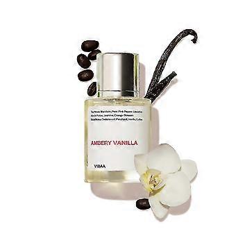 VIBAA Ambery Vanilla Eau de Parfum 50 ml – Feminine, Long-Lasting French Perfume for Ladies, Warm Gourmand Scent with Higher Concentration