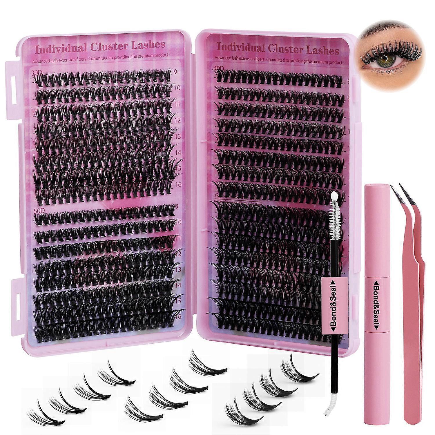 Storage Book set including reusable false eyelashes.C4