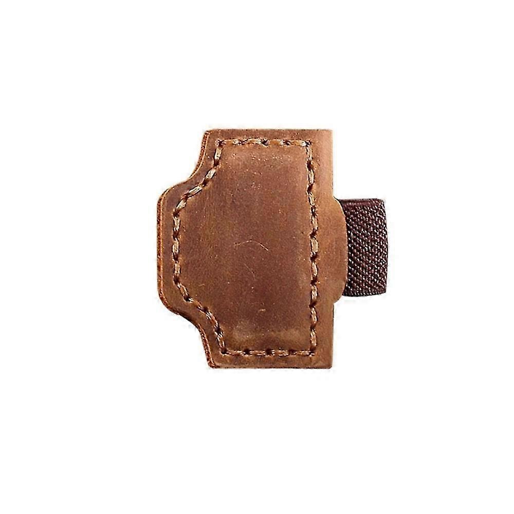 Leather Bookmark Featuring Integrated Magnet