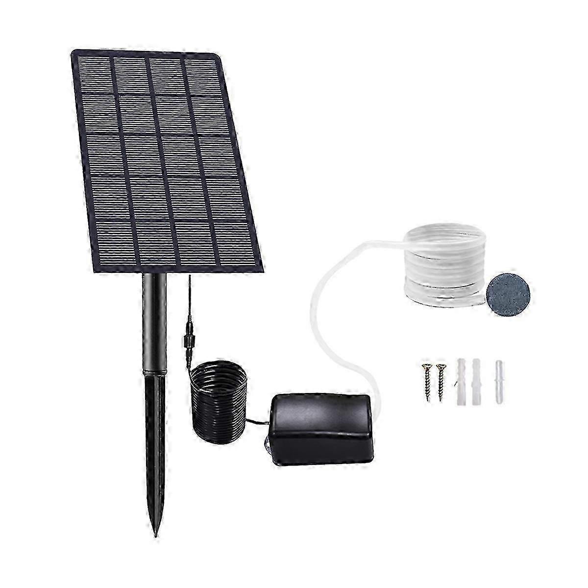 Adjustable-Angle Solar Pond Aerator