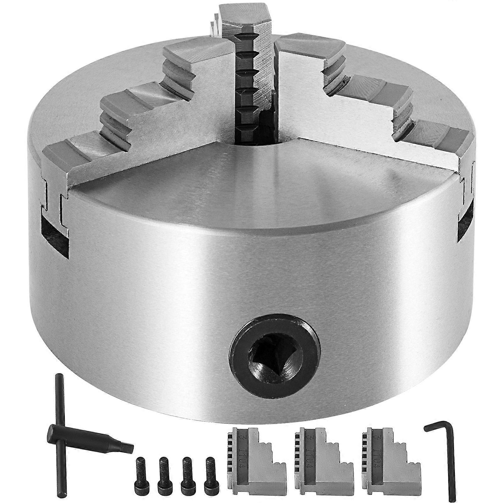 3 Jaw Lathe Chuck K11-200 200mm Ferro fundido auto-centrado 8 polegadas mandíbula interna