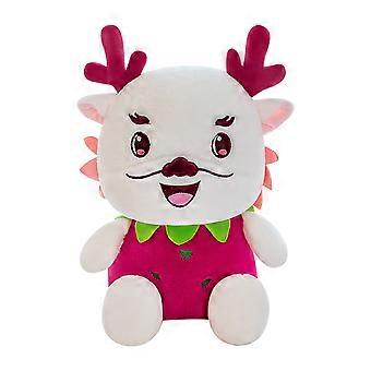 Pluche draak met Chinese nieuwjaarssterrenbeeld 2024: jouw gelukbrengende mascotte voor feestelijke huisdecoratie.