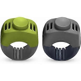 2PCS Dog Training Clicker, Finger Ring Dog Clicker Set with 19mm and 21mm Rings