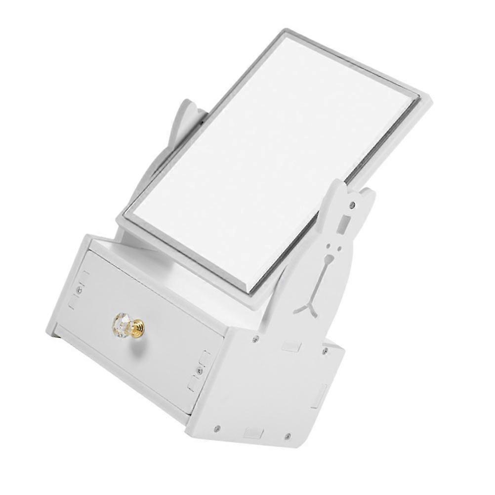 Chemical Vanity Mirror Makeup Mirror with Drawer Function 1Pcs