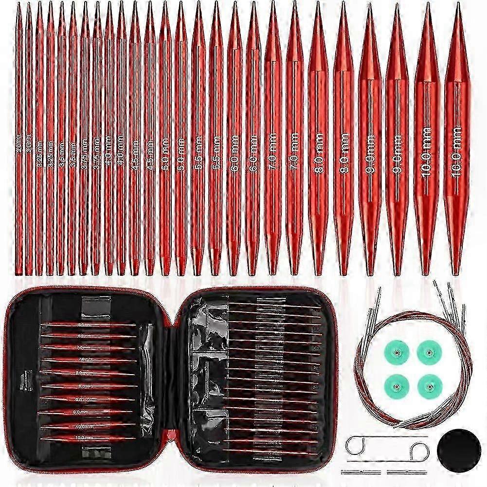 Anodized Aluminum Circular Knitting Needles
