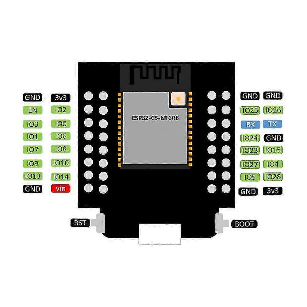 ESP32-C5 Mini Core Development Board Type-C USB Interface Wi-Fi Bluetooth Dual-Mode Wireless MCU Module Low Power IoT@q