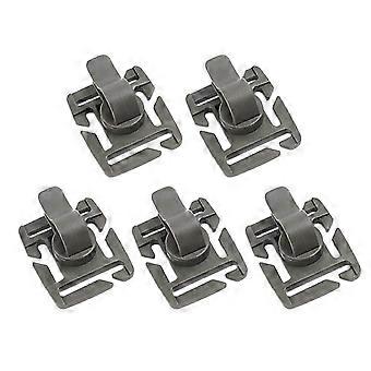 5Pcs Drinks Bag Tube Clamps Water Hose Fixtures Clip Outdoor Tactical Bag Tube Clip Mud Color yt