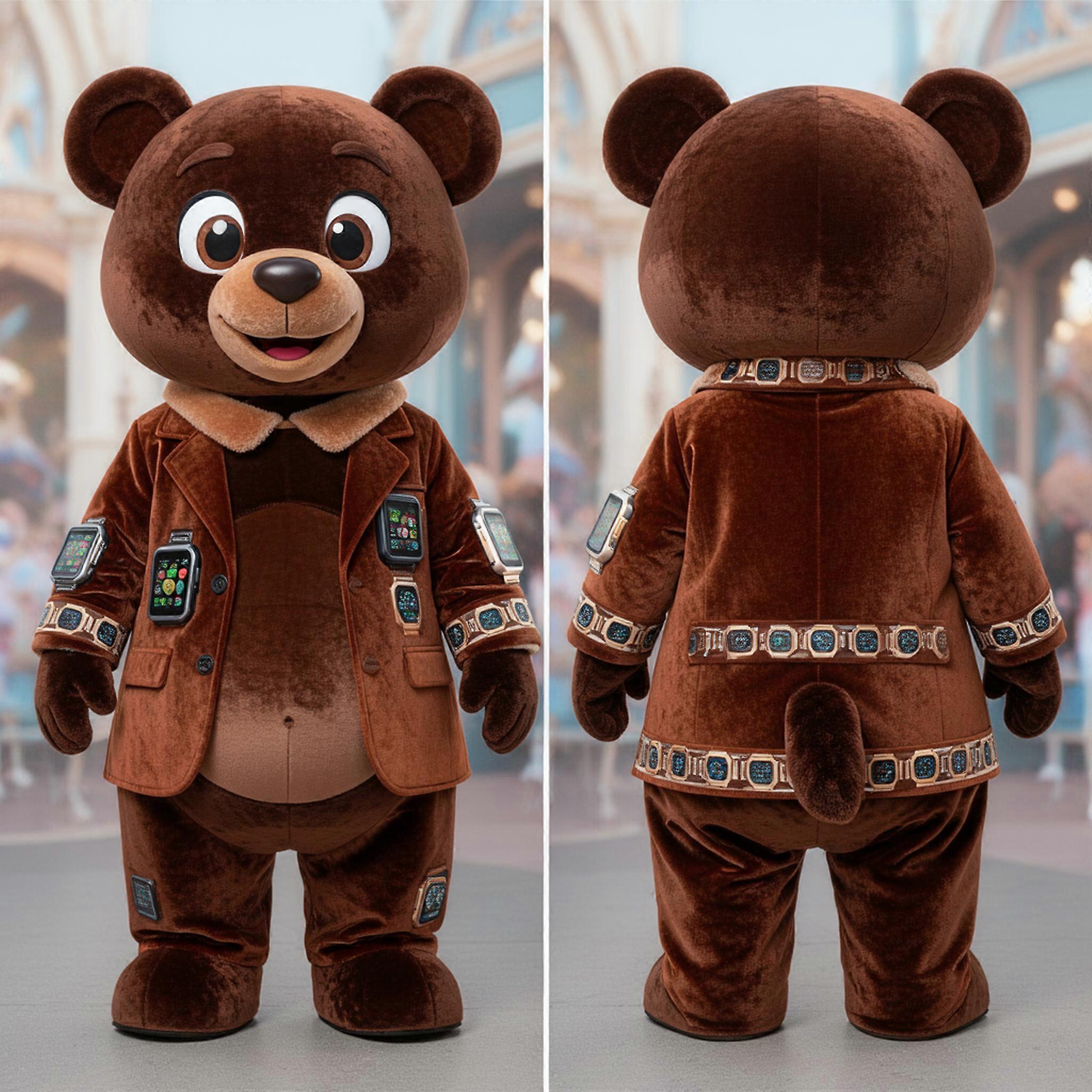MASTICOT Rust Brown Velvety Chocolates Mascot