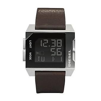 Diesel Männer Quarz Digital Herrenuhr mit DZ7172 Edelstahl Armband