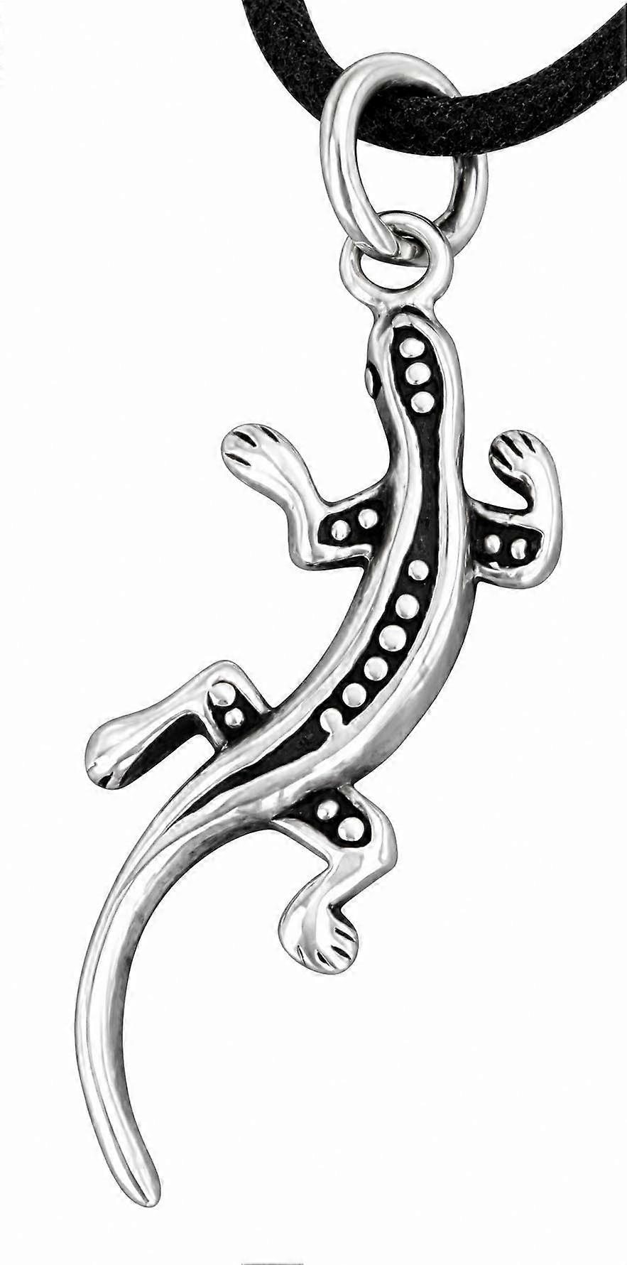 Pendant 2 Lizard - Silver