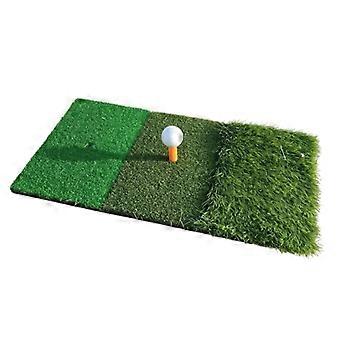 Golf Hitting Mat with Tees Textured Golf Mat with Tee Synthetic for Golfers