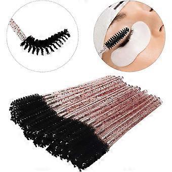 50-Pack Disposable Mascara Wands for Eyelash Extensions – Easy to Use, Hygienic Makeup Tool Kit for Professional and Home Use