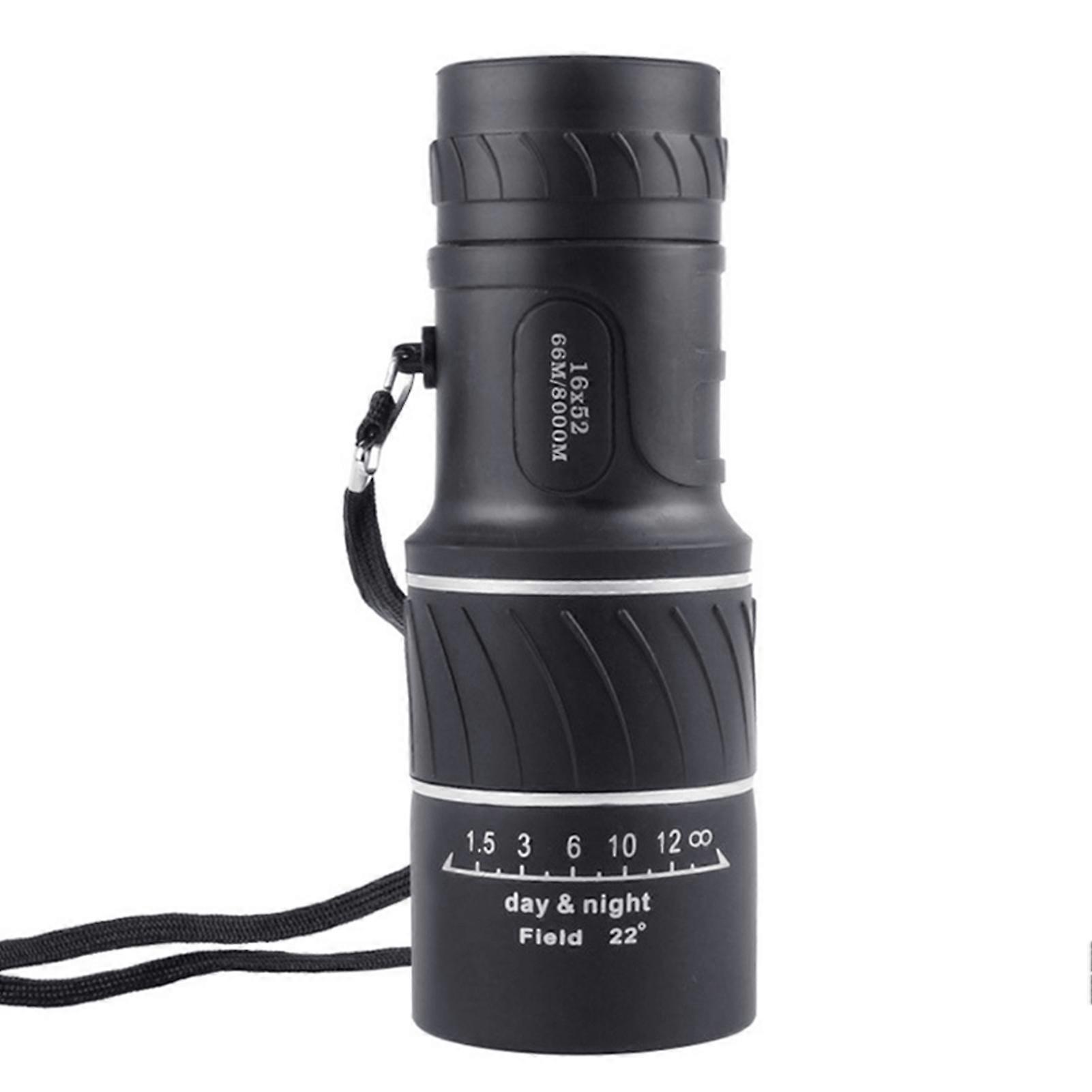 16X52 Portable Monocular Night Day