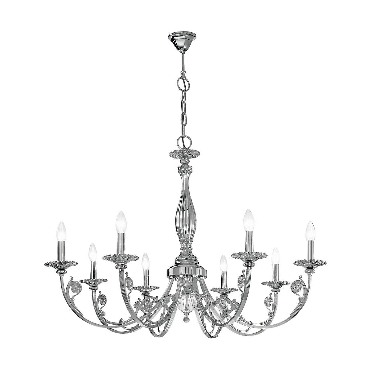 Pisani Multi Arm Chandeliers 8 Light Chrome
