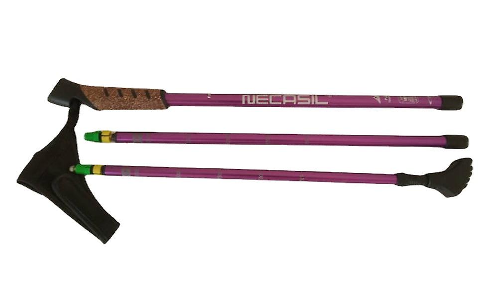 Anti-shock Telescopic Aluminum Hiking & Trekking Poles - Nordic Walking Sticks & Camping Crutches