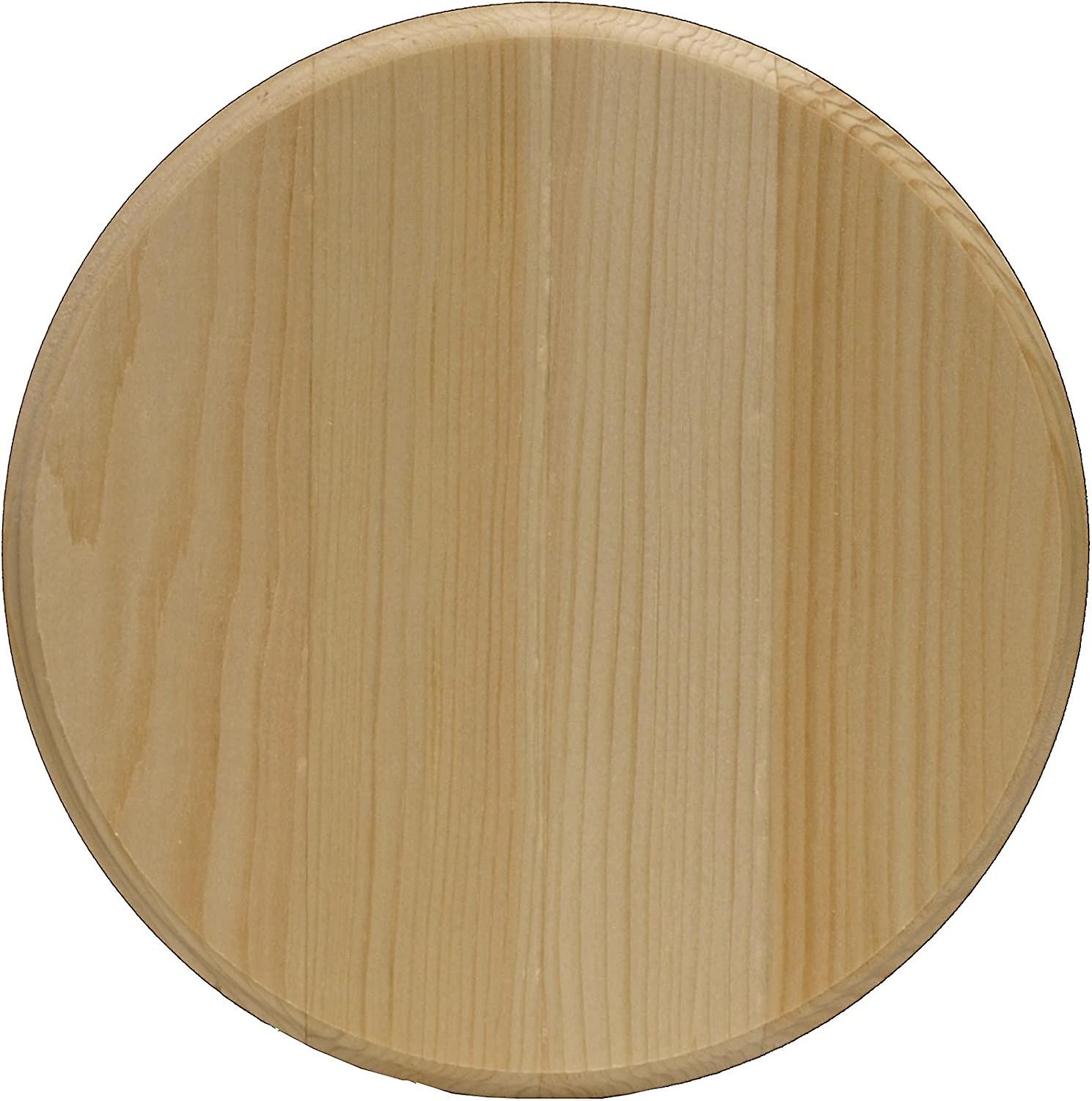 Pine Circle Plaque, 8 bij 8 bij 0,63 inch