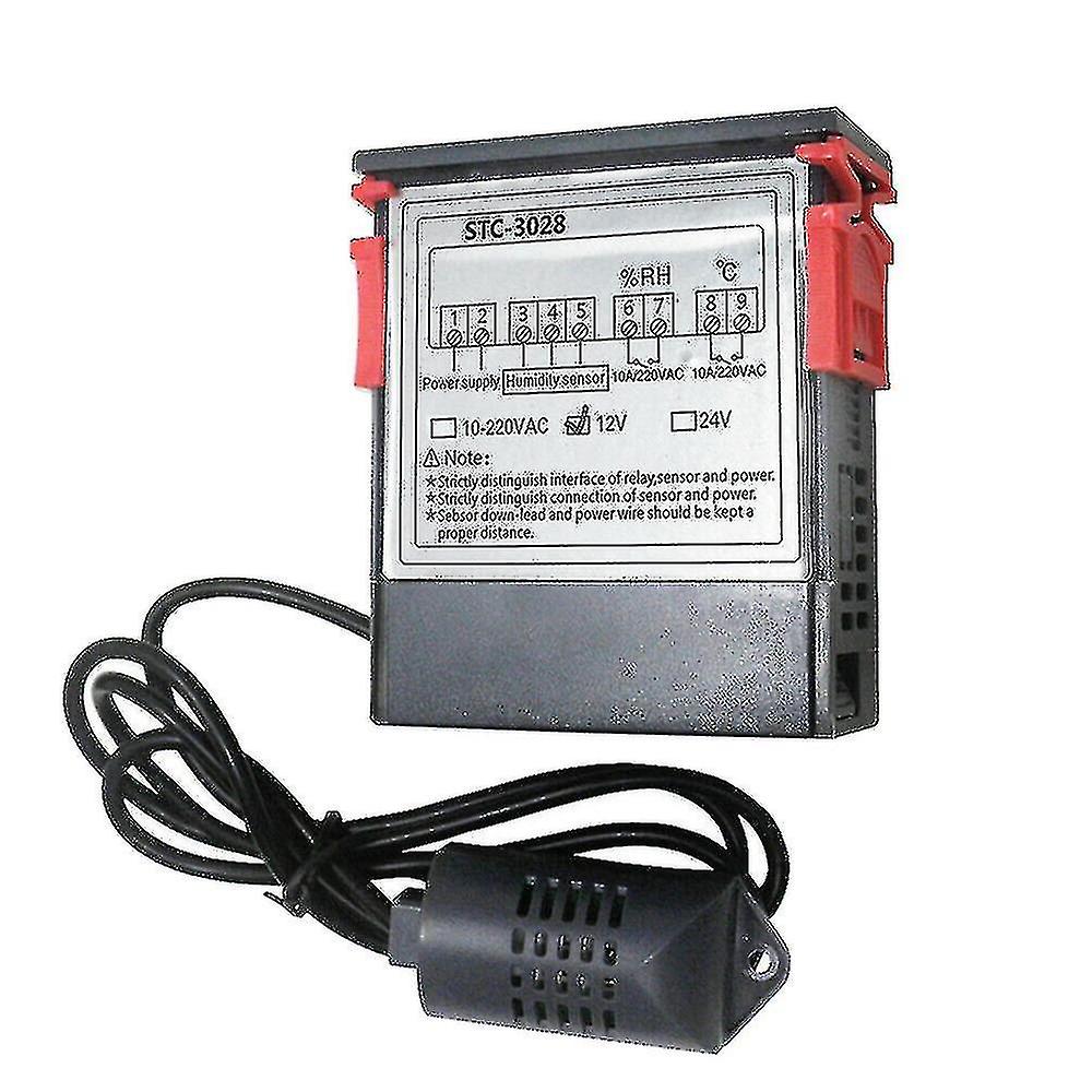 Digital Thermostat Hygrostat Temperature Humidity Controller 12v