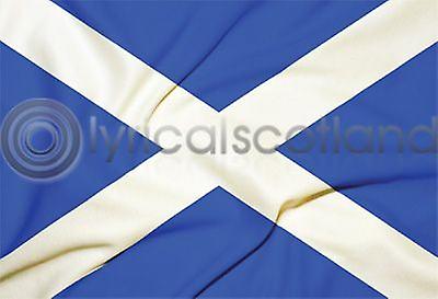 Saltire Postcard by Lyrical Scotland