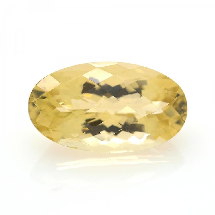 23.67ct Citrine Oval Cut With Chessboard awo90