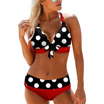 Frauen Sexy Bikini Badeanzug Neckholder-gepolsterte Push-Up-BH-Slips Zweiteilige Badeanzug Damen Bademode Sommer Strand Hot Chick Badeanzug
