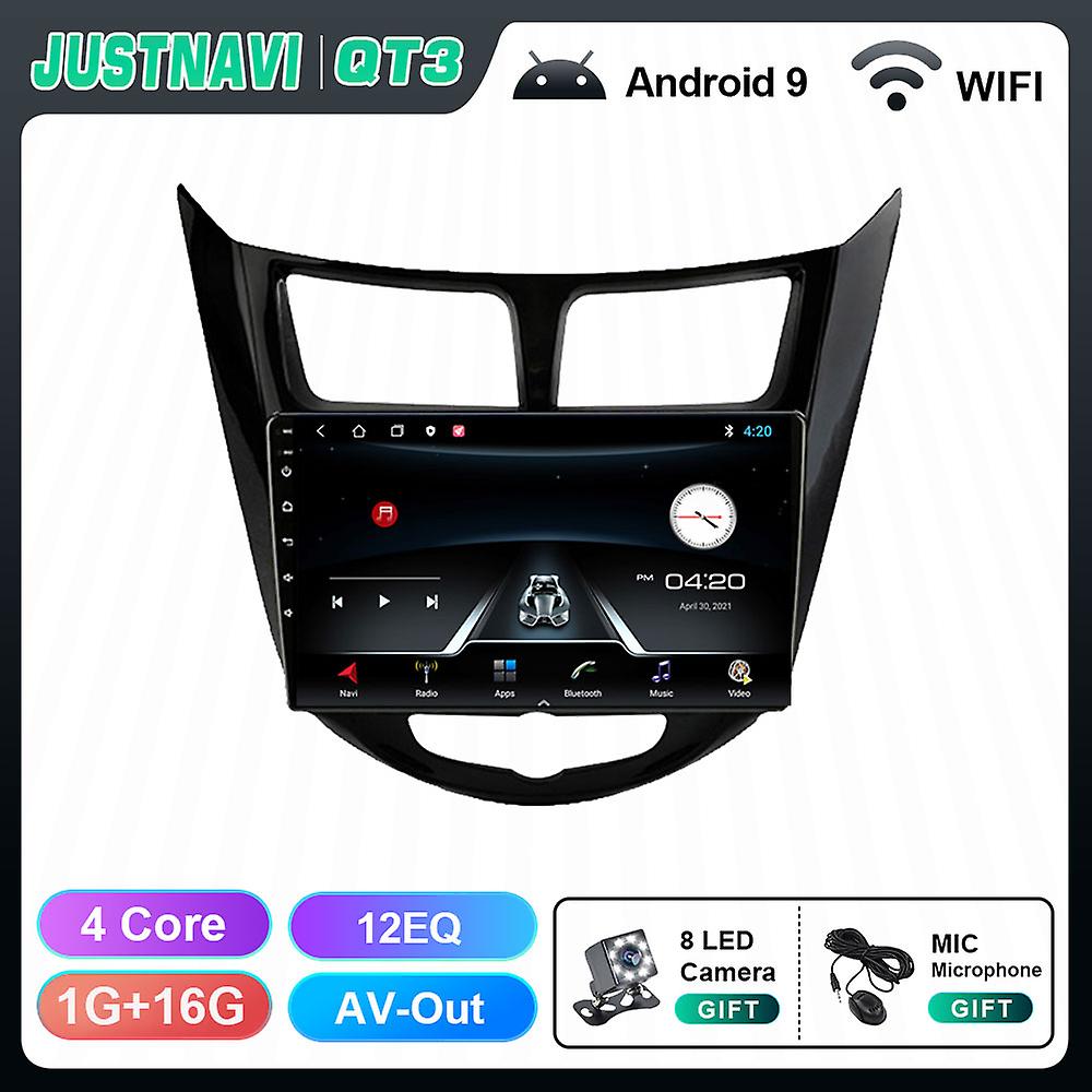 Qt5 Car Radio For Hyundai Solaris 2010 - 2016 For Cars Navi Dsp Multimedia Gps 2din 1280*720p Radio Player No 2 Din Dvd
