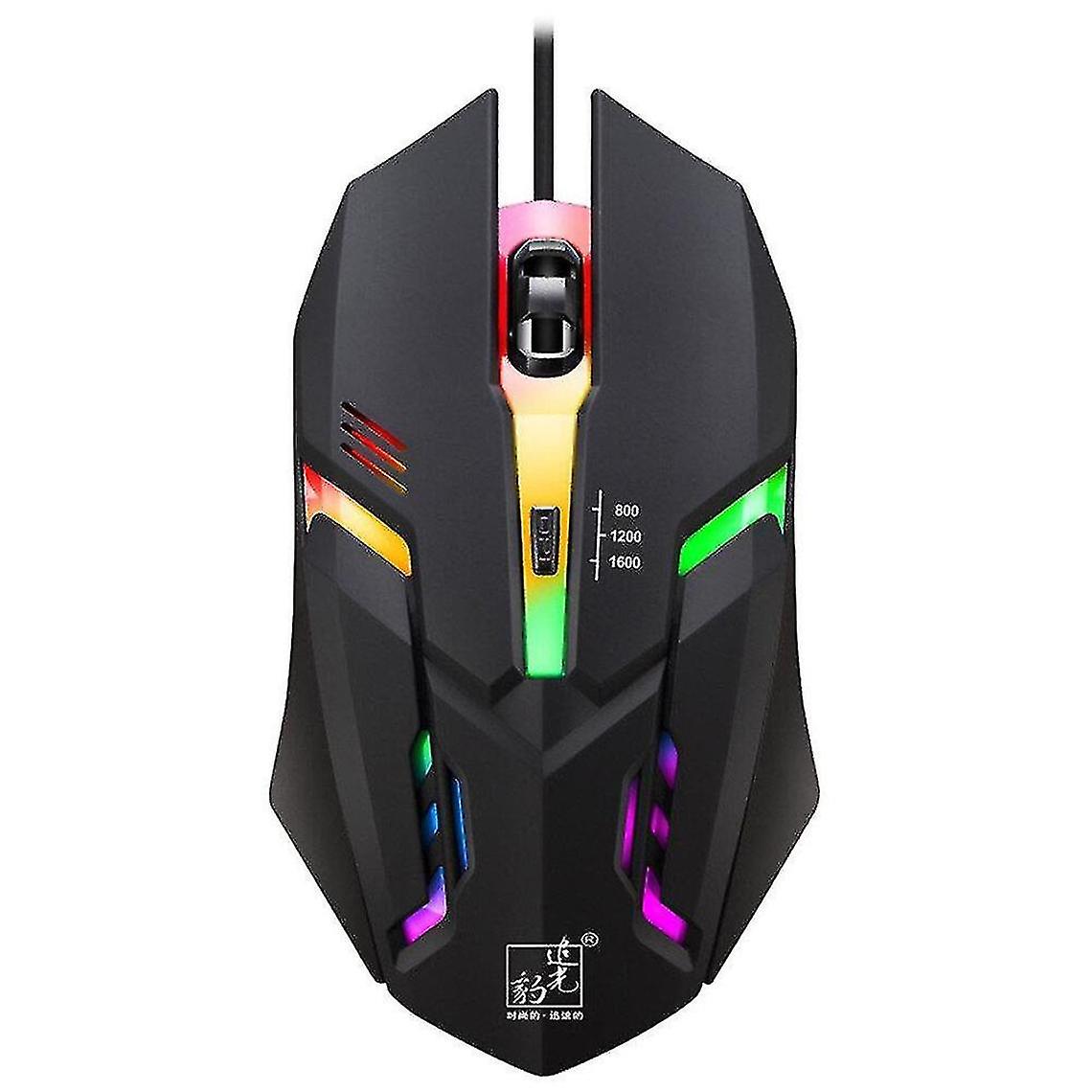 K2 800/1200/1600dp Adjustable Mice Backlit Usb Photoelectric Glow Gaming Mouse Optical