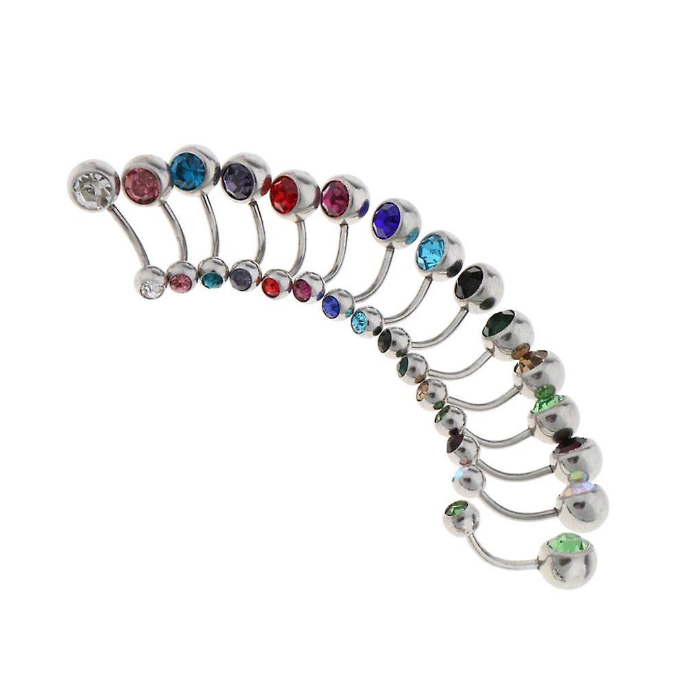 Rhinestone Belly Bar