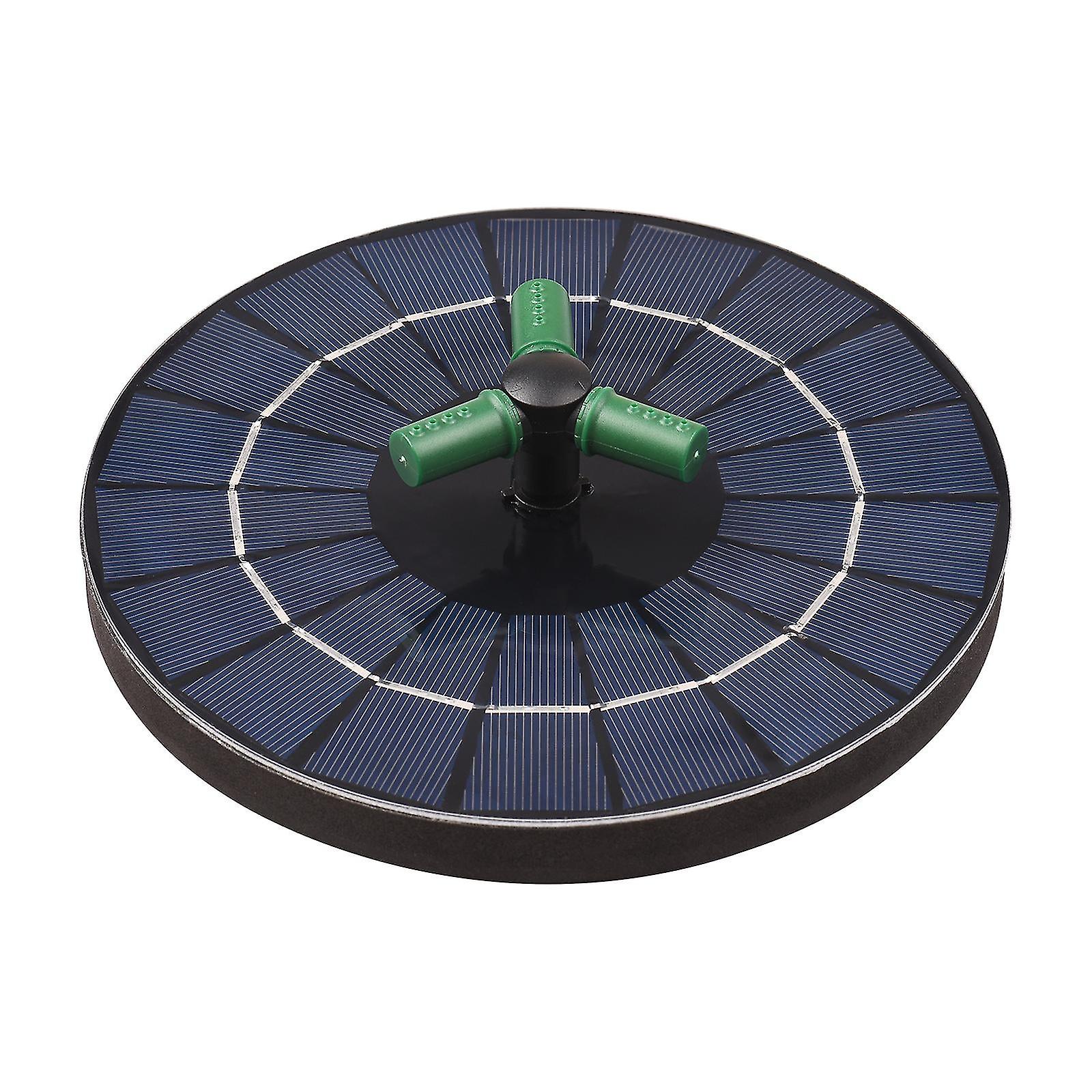 Black 3.5w Solar Fountain Pump With 360rotatable Nozzle Solar-power Fountain With Battery Free Standing Water Pump Auto-shut Off Circle Fountain For B