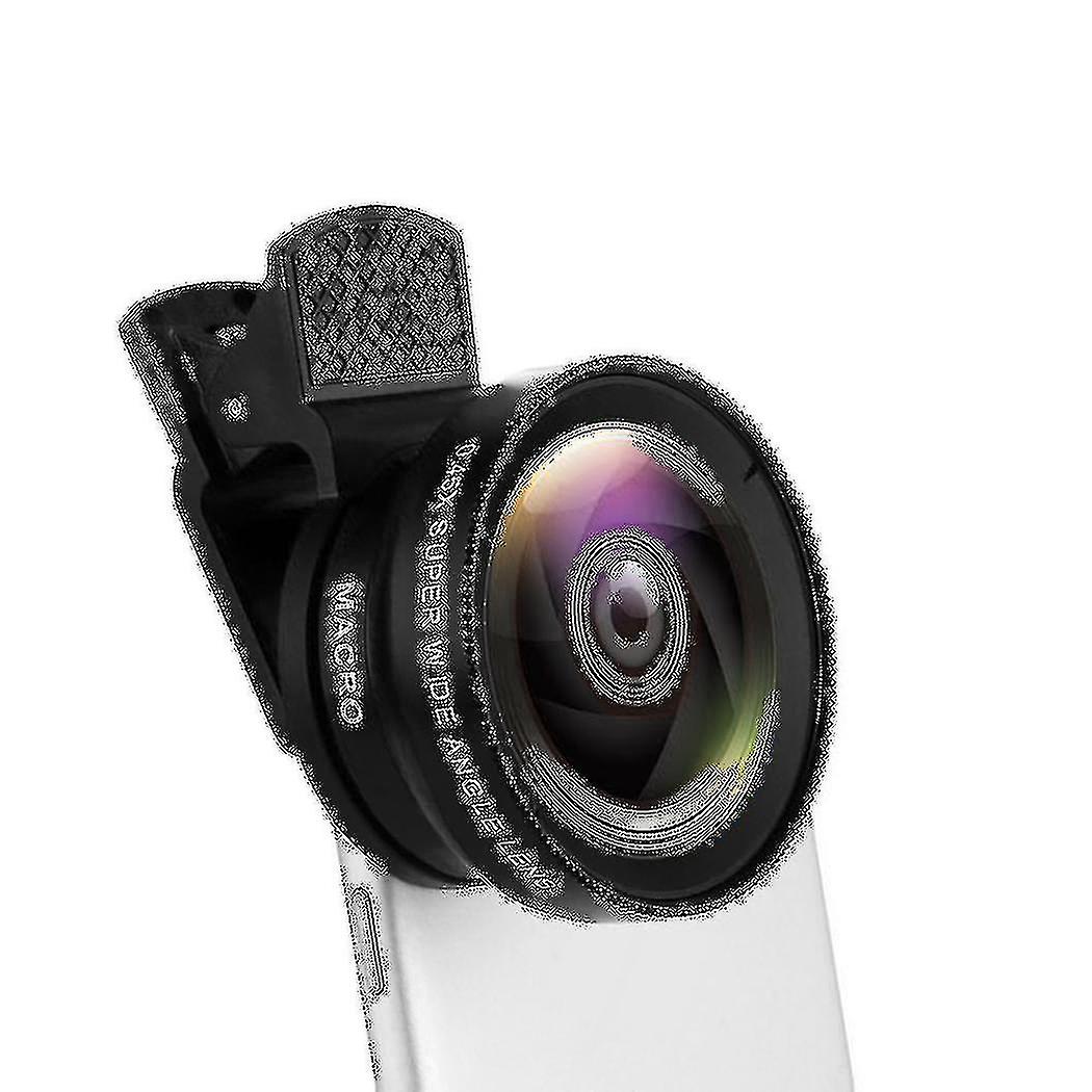 2 In 1 Hd Phone Lens 0.45x Super Wide Angle &12.5x Macro Mobile Lens For For For For