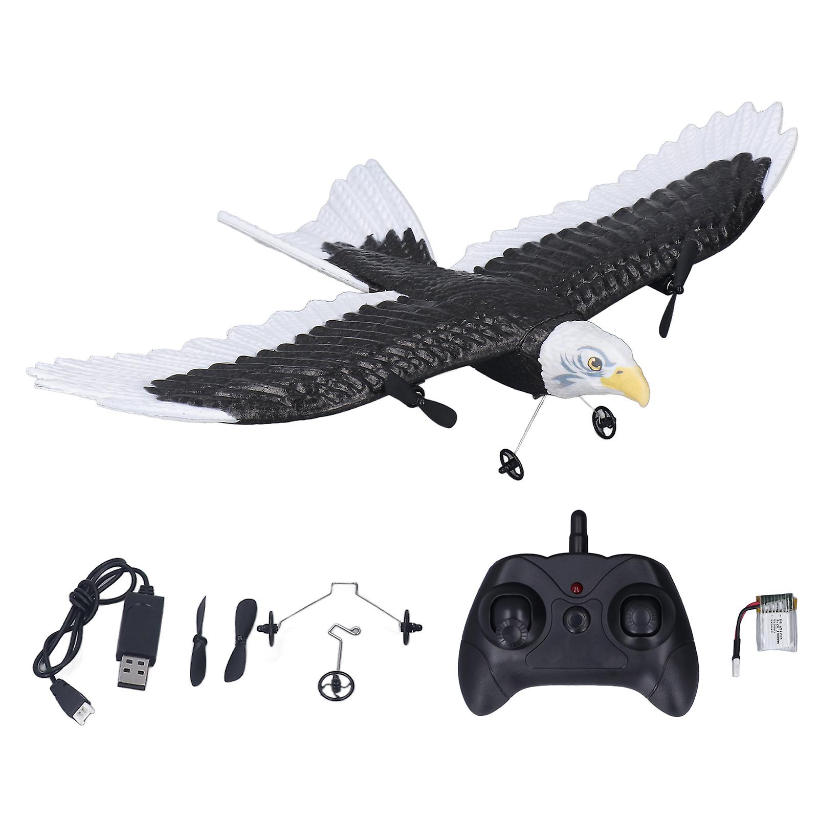 Bird Plane Toy 2 Channels Broken Resistant Remote Control Bird Airplane for Children
