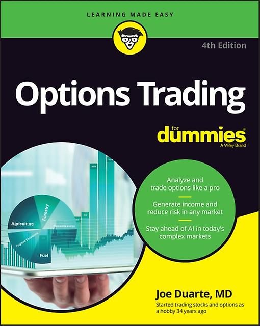 Options Trading For Dummies by Joe Duarte Paperback Book