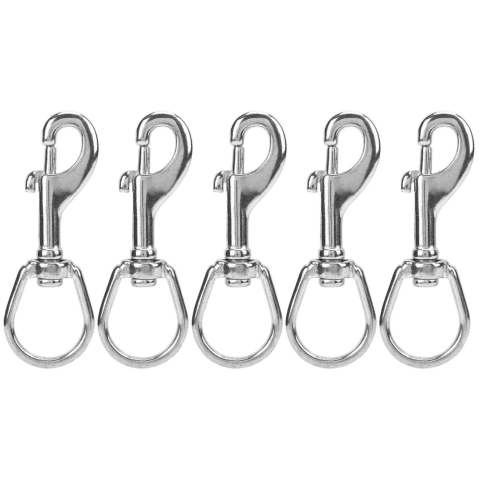 L100mm Springsnap Clip Diving Hook Double Ended Stainless Steel Spring Snap Clips