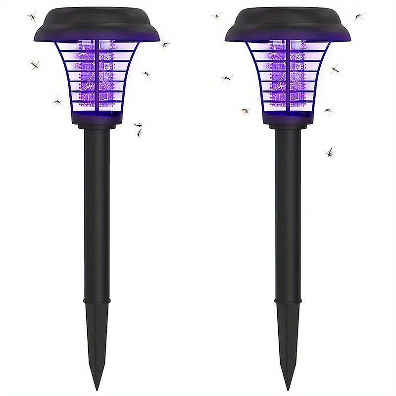 Eliminate Bugs Instantly With Solar-powered Bug Zapper Outdoor Lights - Indoor & Outdoor Use! Solar Mosquito Killer Light