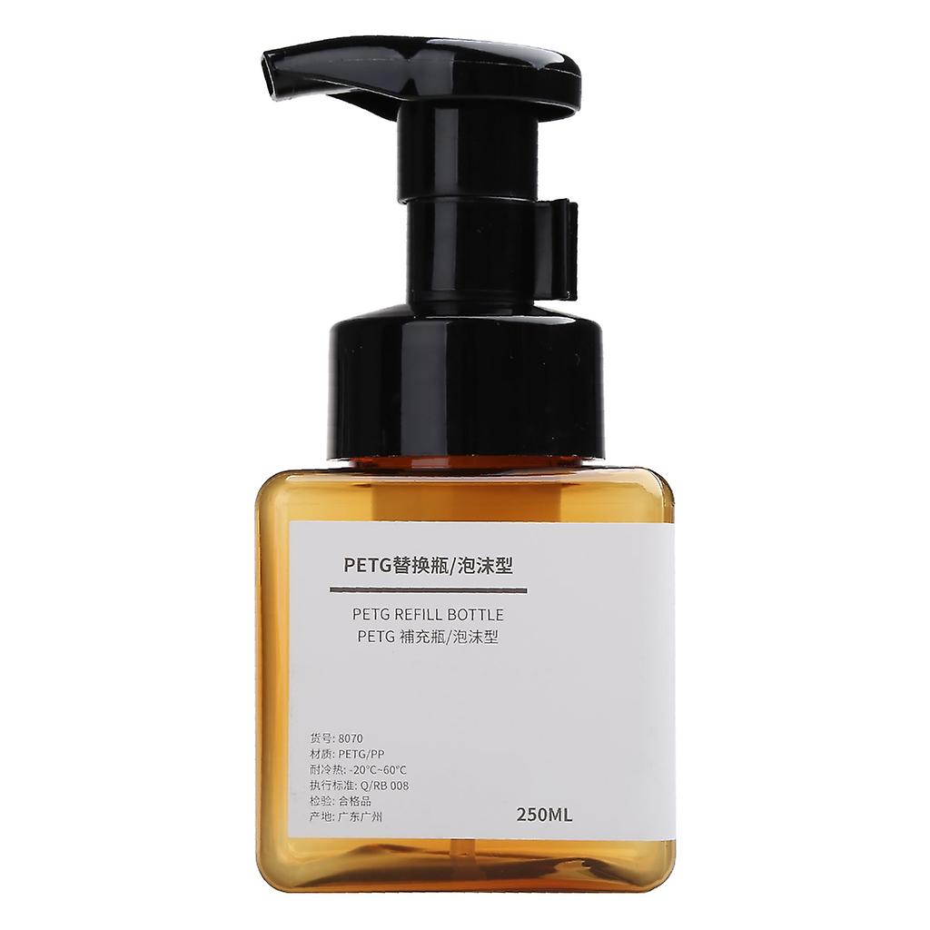 Portable Foam Bottle Liquid Dispenser 250ml Empty Pump Press Shampoo Bottles