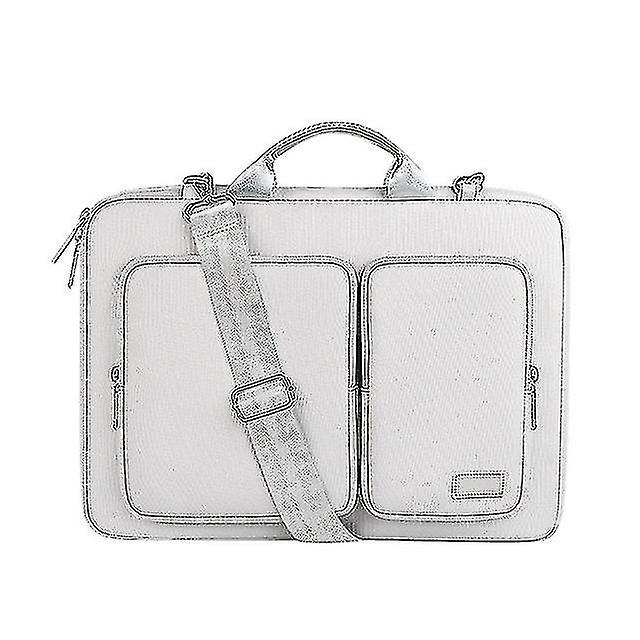 Waterproof Laptop Bag Notebook Shoulder Bag Briefcase Thick Interlayer Side Opening