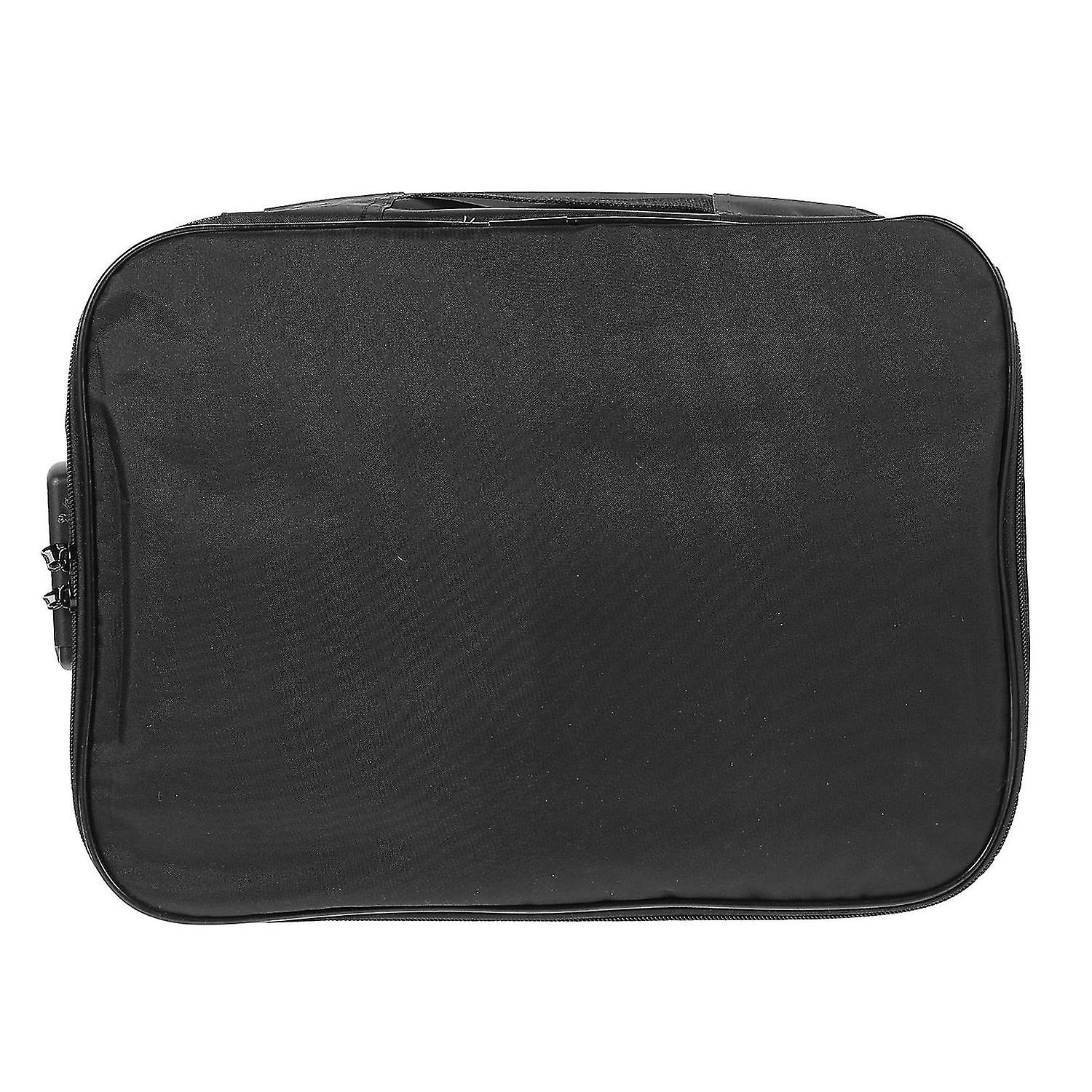 1pc Portable File Bag Practical File Documents Storage Bag Certificates Bag