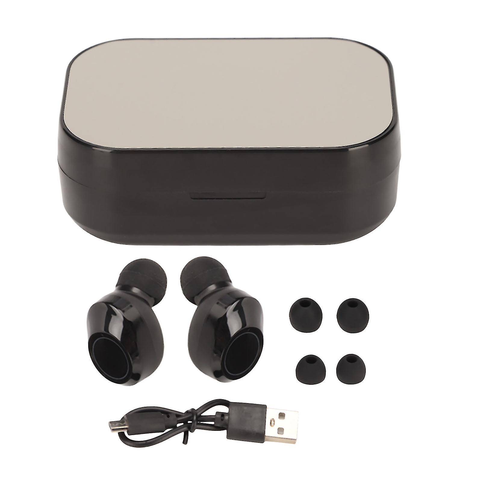 Bluetooth Wireless Earbuds with LED Display, Noise Reduction, Touch Control, Charging Case
