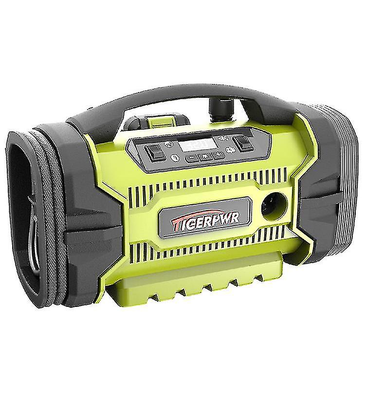 מדחס צמיגים נייד, משאבת צמיגים לרכב 160 psi עם 3 (סוללות ac, 12v 20v), מצבי ניפוח וניפוח, כפול