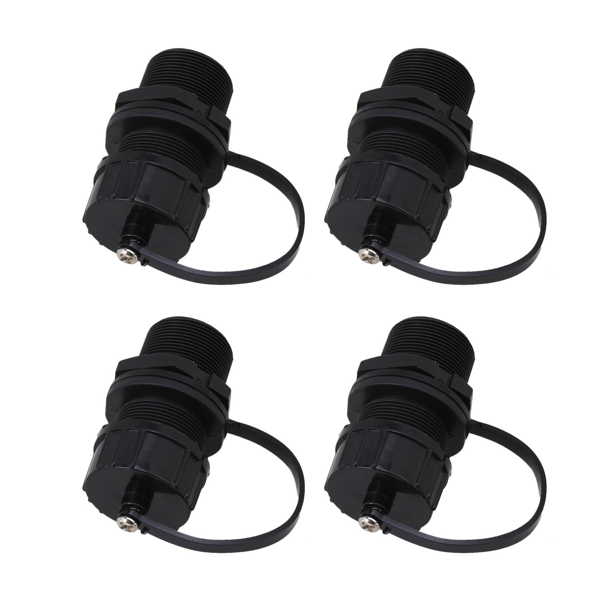4Pcs Ethernet LAN RJ45 Female to Female Coupler Connector M20 Thread