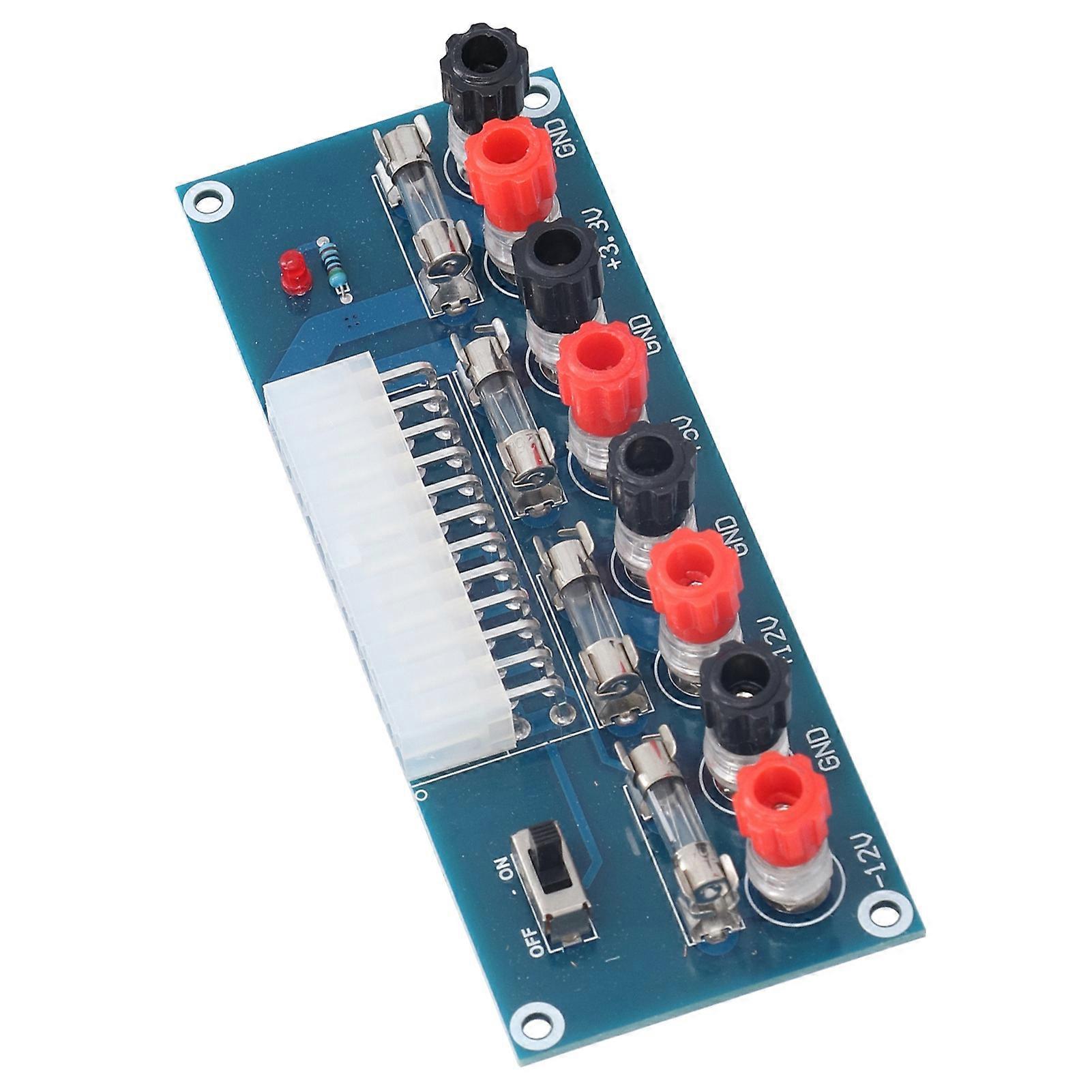 ATX Power Board Copper Clad Laminate 4 Outputs 24 Pins Computer Power Supply Module