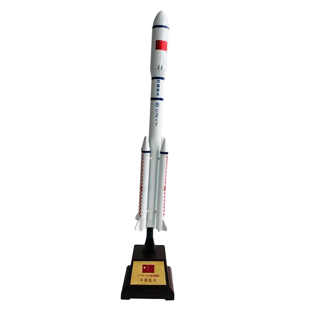 Diecast 1:200 Scale Rocket Model Chinese Long March 7 CZ-7 Rocket Launch Toy