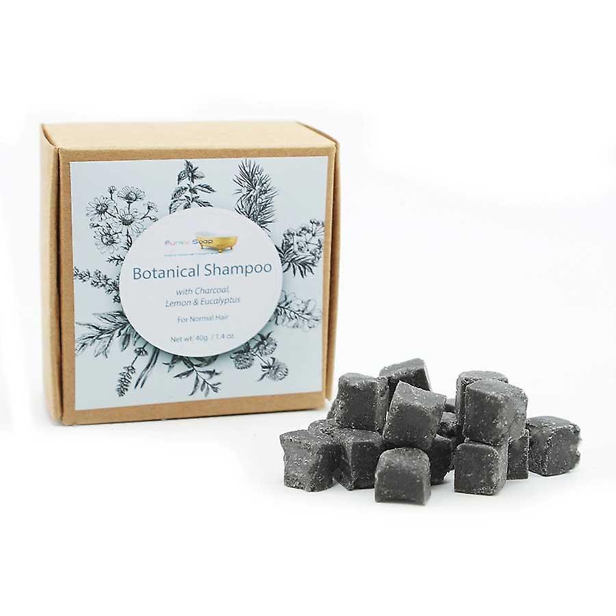 Botanical Shampoo Cubes With Charcoal & Lemon - Normal Hair