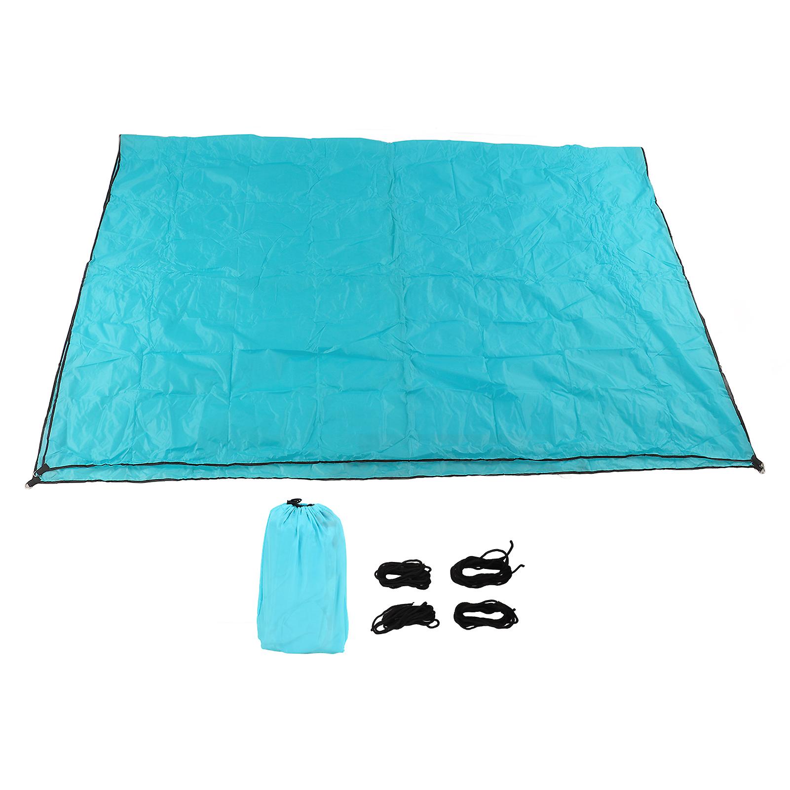 Rectangle UV Block Canopy Sun Shade Sail for Patios Lawns Gardens Swimming Pools Backyards Porches Lake Blue