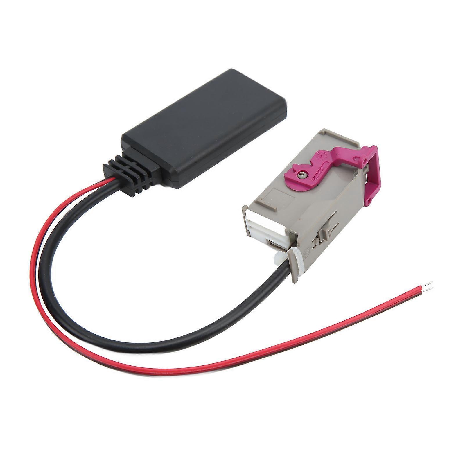 Car Bluetooth5.0 Wireless Module 32pin AUX IN Adapter Replacement for A3 A4 A6 A8 RNS E Navigation