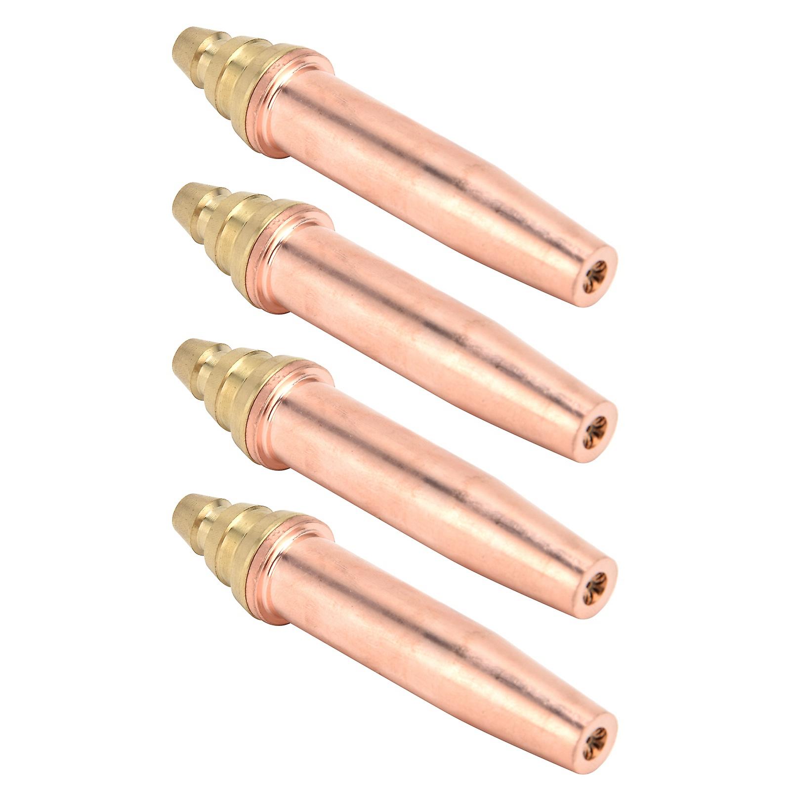 4Pcs Propane Cutting Torch Tips High Temperature Resistance Fast Cutting Isobaric Cutting Nozzle2# 