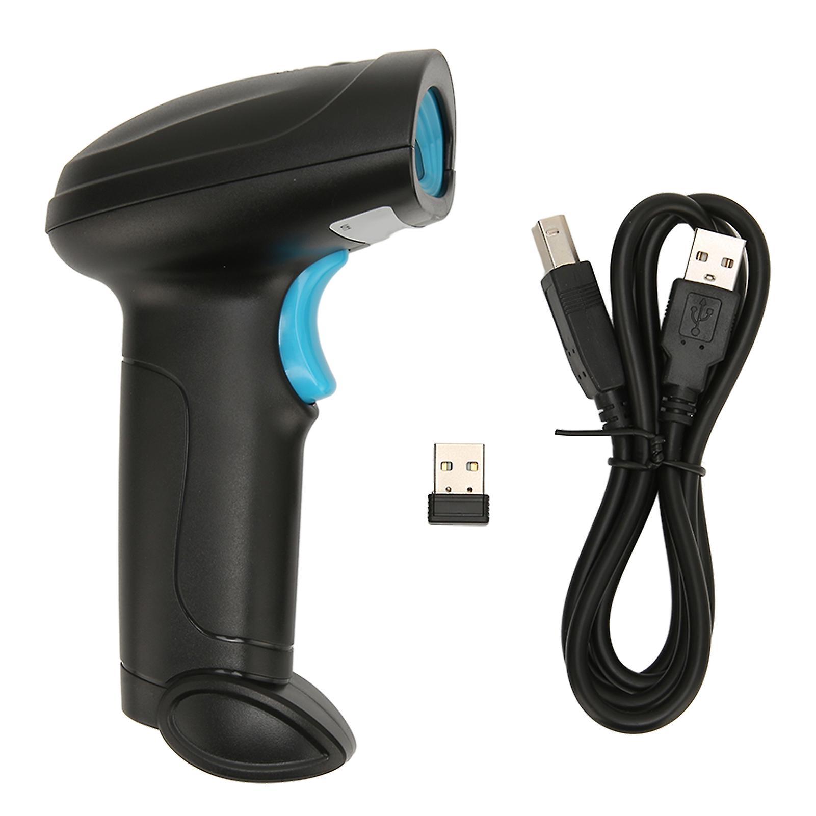 1D Wireless Scanner Universal High Speed Decoding Responsive Plug and Play Handheld Barcode Scanner for Store Supermarket